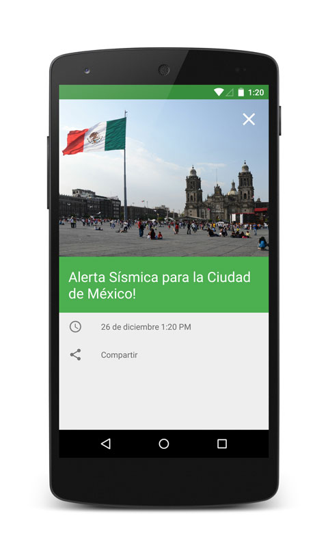NetAlert: Alerta Sismica para Android