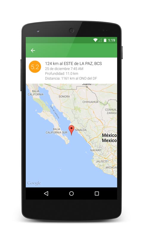 NetAlert: Alerta Sismica para Android