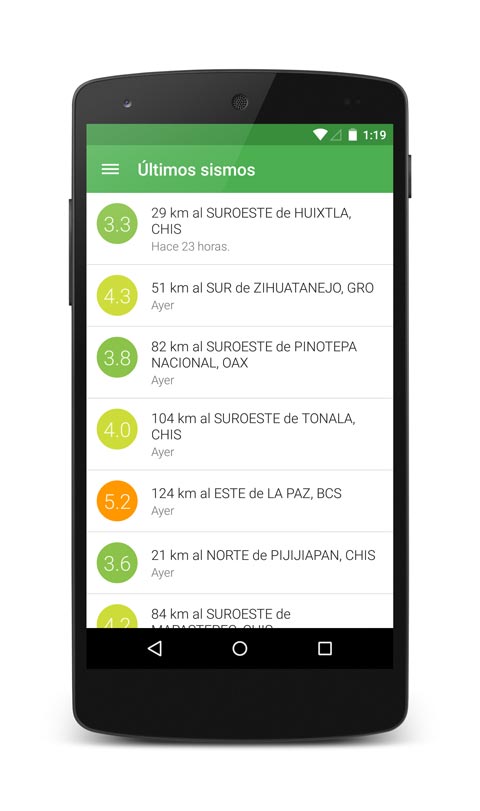 NetAlert: Alerta Sismica para Android